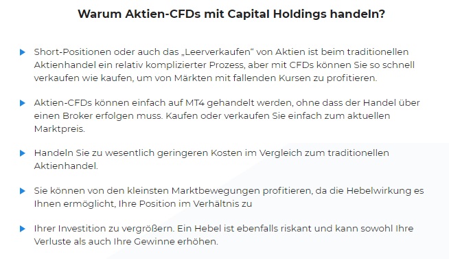 CapitalHoldings Aktien